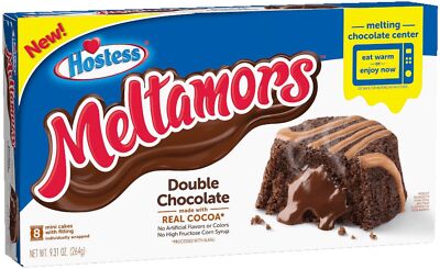 Hostess Meltamors Double Chocolate Snack Cakes (9.31oz Package)