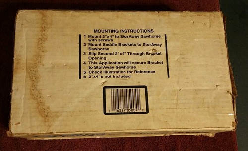 EBCO Sawhorse Saddle Brackets