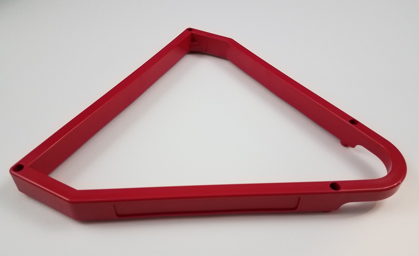 VICE RACK billiard ball rack - pool ball rack - 8-ball rack - Red ABS plastic