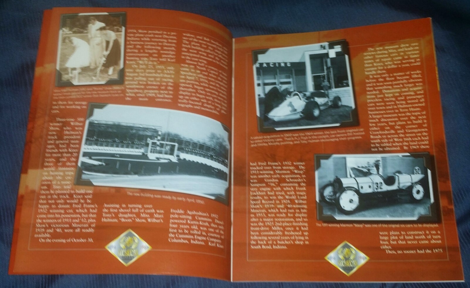 JOHNNY RUTHERFORD SIGNED INDIANAPOLIS MOTOR SPEEDWAY INDY 500 TRADITIONS BOOK