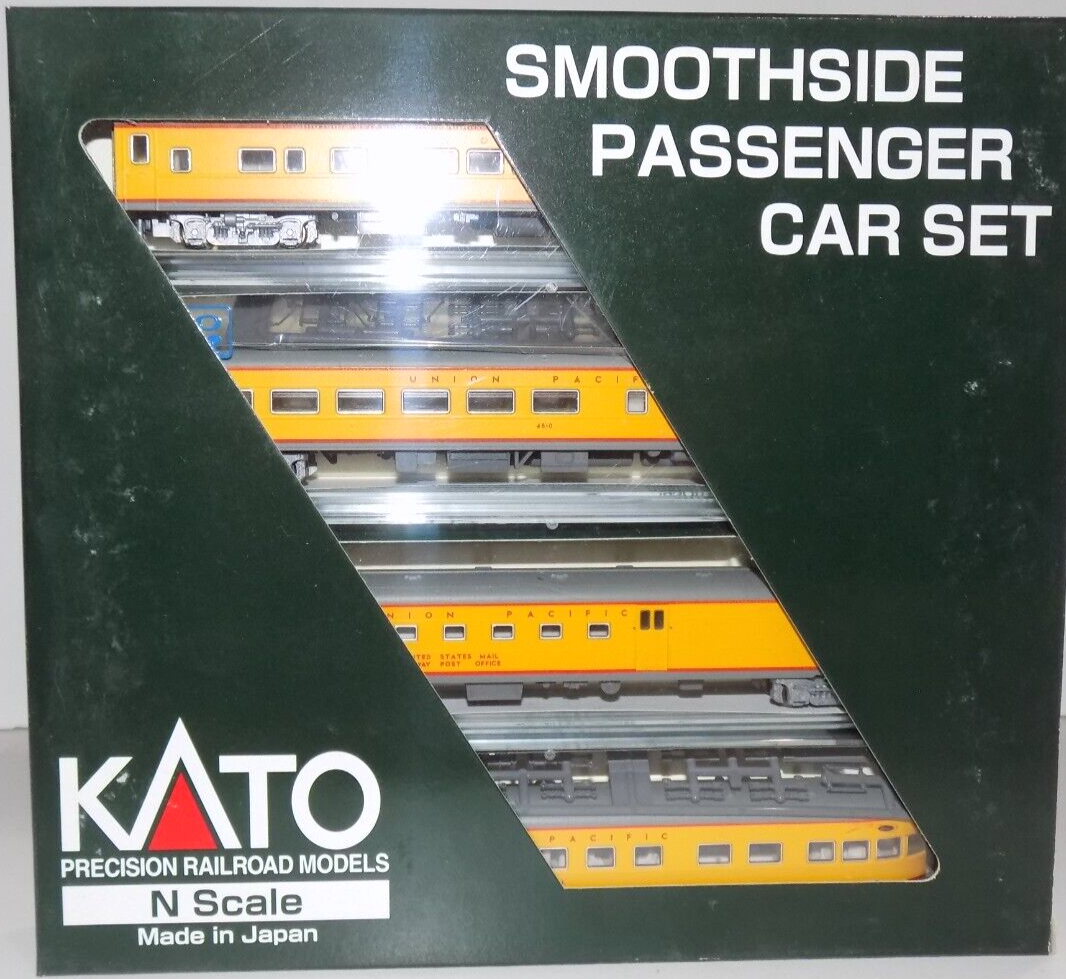 KATO N Scale Trains Union Pacific -2 Smoothside Passenger 4 KATO N Scale Trains Union Pacific -2 Smoothside Passenger 4