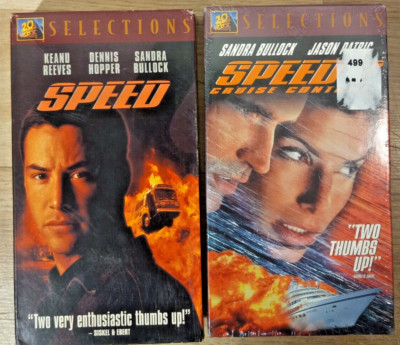 Speed 1 & 2 VHS Cruise Control Keanu Reeves