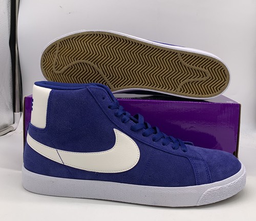 Мужские туфли Nike SB Zoom Blazer Mid, размер 11,5, глубокий королевский синий парус 864349-403