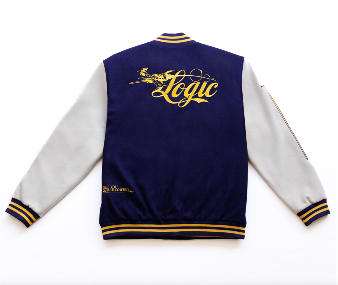 Pre-owned Exclusive Crunchyroll X Logic X Cowboy Bebop - Varsity Jacket - Crunchyroll  - Lg In Multicolor