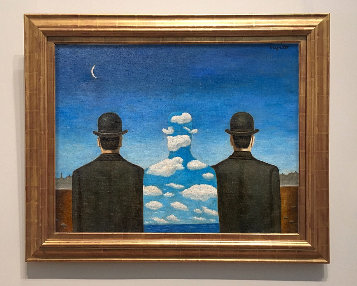 RARE! Rene Magritte PAINTING - 20th Century Art- Surrealism