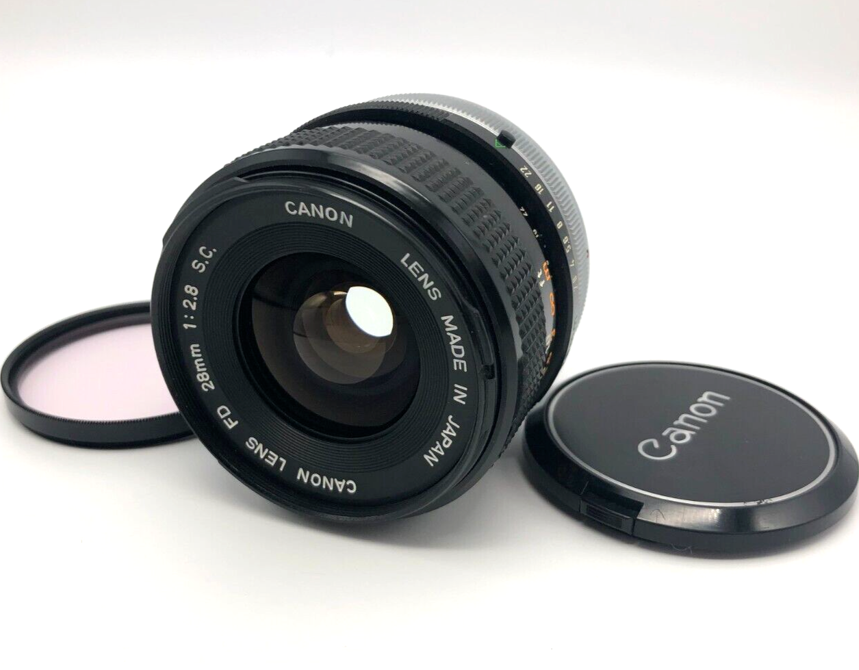 Canon FD 28mm f/2.8 レンズ FD28mm f/2.8 S.C. - Canon Camera Museum