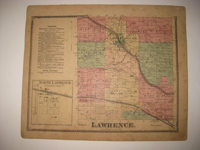 ORIGINAL 1924 Swanton &amp; Washington Township Homeville Lucas County Ohio ...