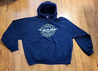 Blue Angels Hoodie 2X Gildan Heavy Cotton Blue Pullover 52'' Chest 