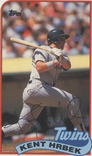 1989 Topps/LJN Baseball Talk - Kent Hrbek #157