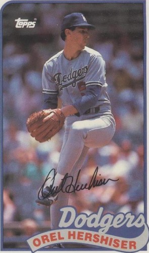 1989 Topps/LJN Baseball Talk - Orel Hershiser #123