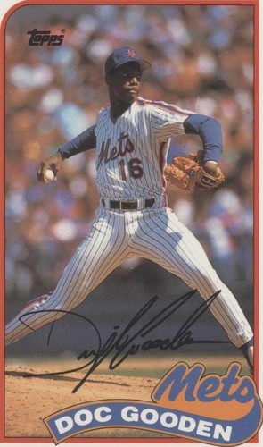 1989 Topps/LJN Baseball Talk - Dwight Gooden #63