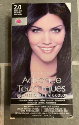 Avon Advance Techniques 2.0 Hair Color in Natural Black