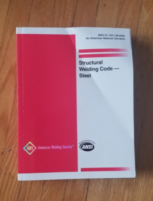 AWS D1.1/D1.1M:2020 - 24th Edition, 2020 STRUCTURAL WELDING CODE-STEEL 