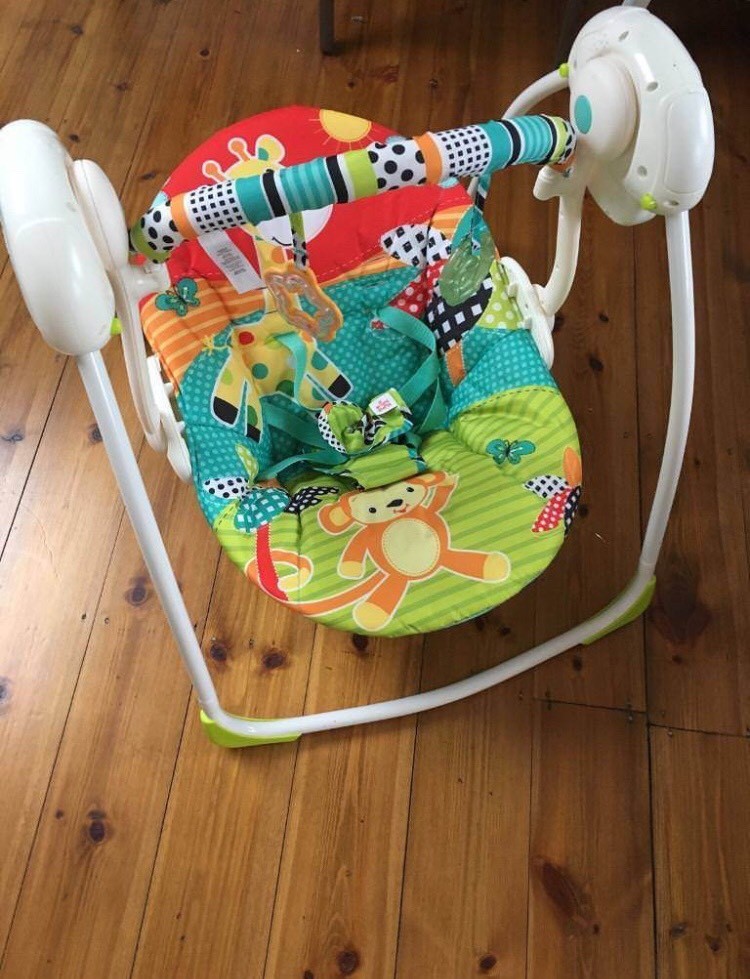 Bright Starts Safari Portable Baby Swing Seat In North Shields Tyne And Wear Gumtree