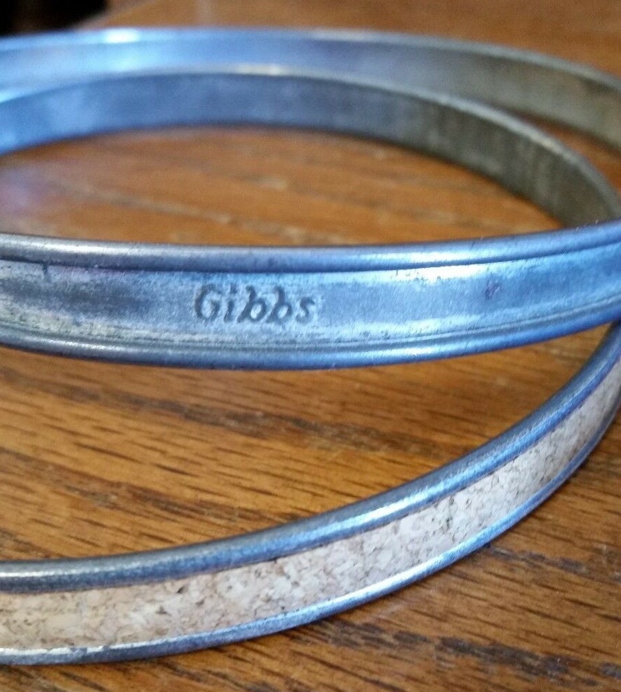 Vintage Gibbs Metal Spring Embroidery Hoop -5