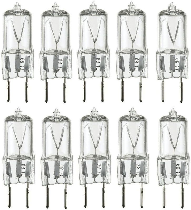 10Pack - 20 Watt Xenon G8 120V T4 Light Bulbs G8 Base 120 Volt JCD Type