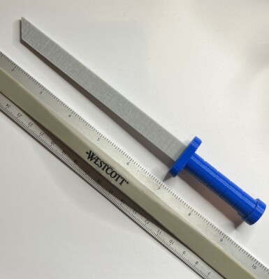 Vintage 1989 TMNT Giant  Leo Katana Blade 3D Printed Custom