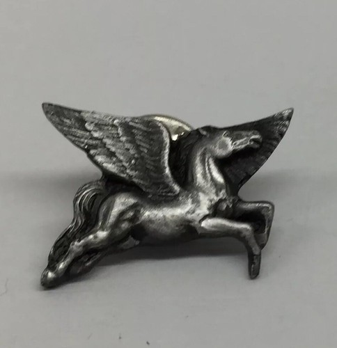 Darling Bergamot Pewter 1992 Flying Unicorn Pegasus Lapel Pin