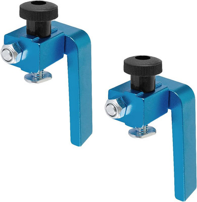 POWERTEC 71135-P2 2-1/4-Inch Fence Flip Stop for Woodworking, 2PK