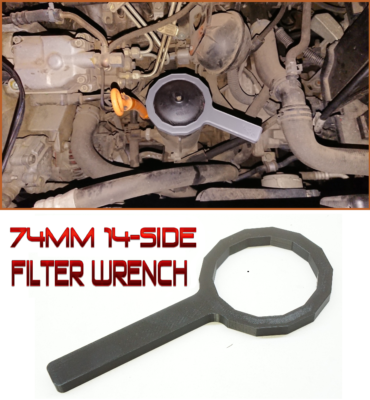 74mm oil clearance filter wrench