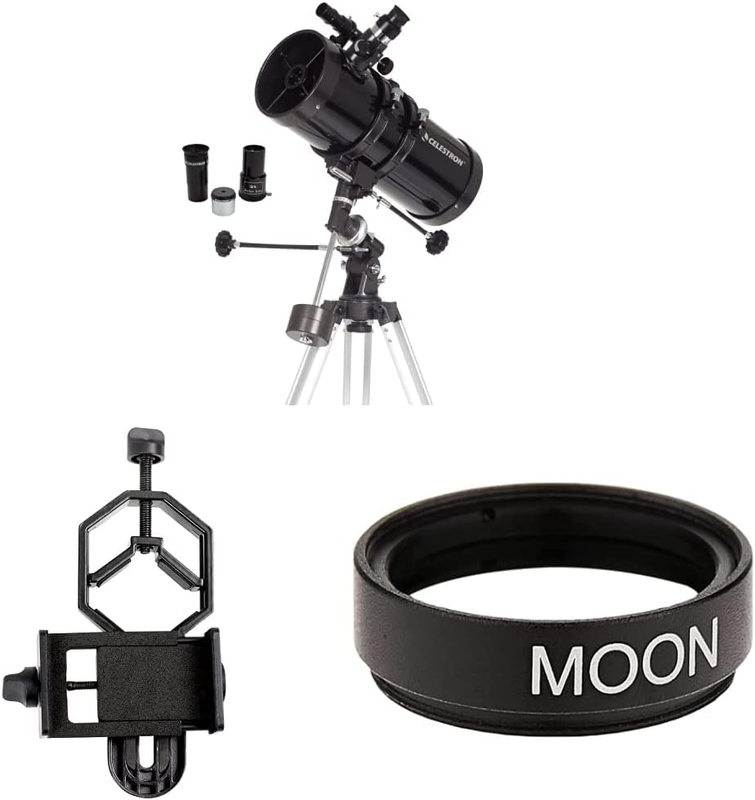 Powerseeker 127EQ Telescope & Smartphone Photography Adapter