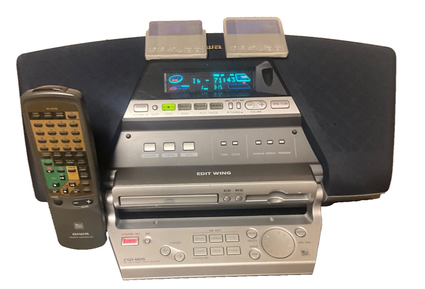 ラジオ・コンポ AIWA CSD-EX5 Most awesome Vintage Aiwa CSD-EX5 boombox - YouTube