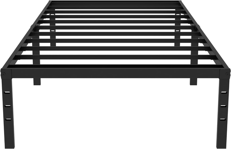 14-Inch High Metal Platform Bed Frame,Max 2000Lbs Heavy Duty Metal Slat Support,