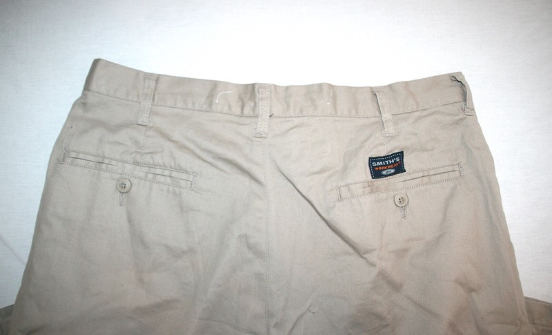 Smithâs Workwear Flannel Lined Khaki Pant Men 34x32 NEW | eBay