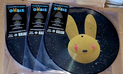 Bad Bunny J Balvin Oasis Picture Disc Vinyl Record LP - NEW SEALED
