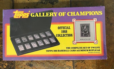 1988 Topps Gallery of Champions Official 1988 Collection Factory Sealed