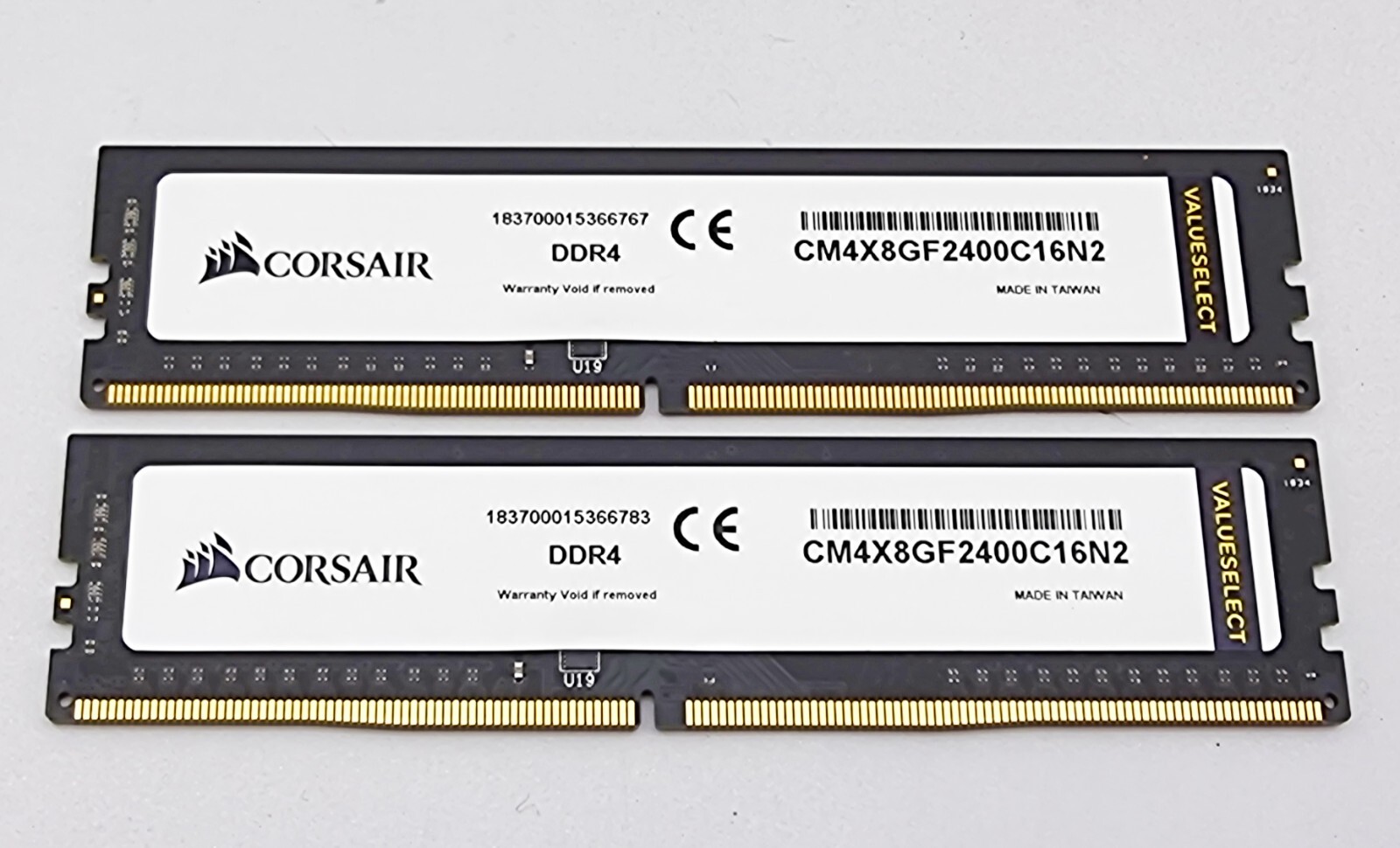 Corsair ValueSelect 16GB (2 x 8GB) DDR4 2400MHz Desktop RAM