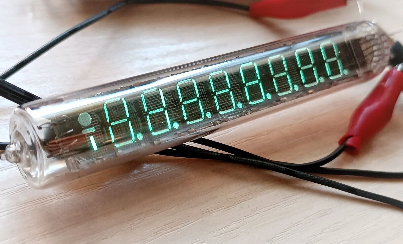 1 pcs IV-18 VFD Tube DIGIT DISPLAY NIXIE CLOCK luminescent 1 pcs IV-18 VFD Tube DIGIT DISPLAY NIXIE CLOCK luminescent