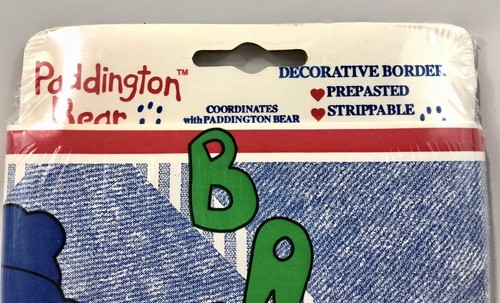 Vintage Paddington Bear plays Ball Wallpaper Border NEW  3 Packs  Of 5 YDs