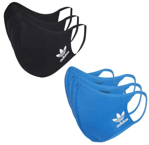 Спортивные лицевые чехлы для взрослых Adidas Originals Trefoil унисекс, упаковка из 3 штук, различные цвета