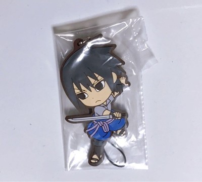 Naruto Boruto Kyun Character Rubber Strap Sasuke Uchiha Bandai Japan Limited