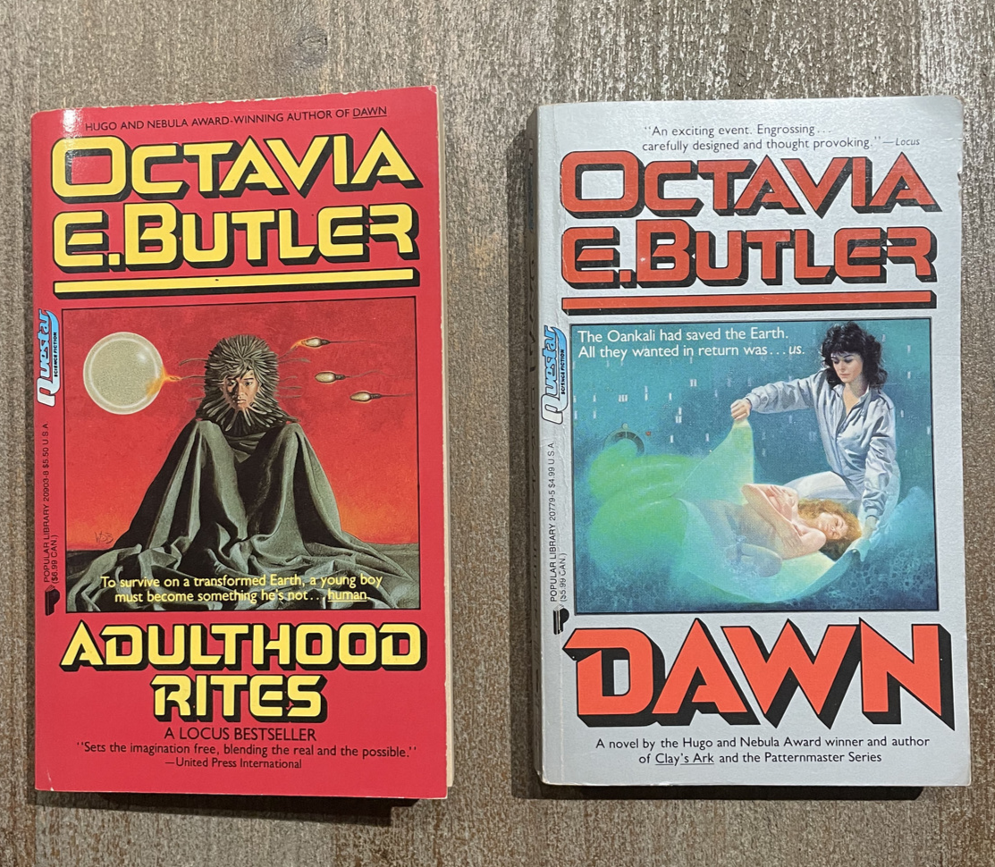 Adulthood Rites + Dawn by Octavia E. Butler Mass Market PPBs 1980s 