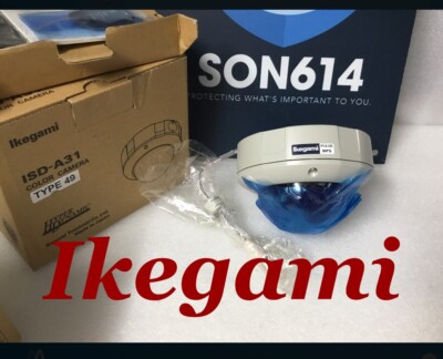 Ikegami ISD-A31 TYPE49 Security Color Camera 4-9mm 480TVL Vandal Resistance NEW!