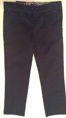 U S Polo Assn. Girls School Uniform Pants Adjustable Waist Skinny Navy Sz 5 Reg