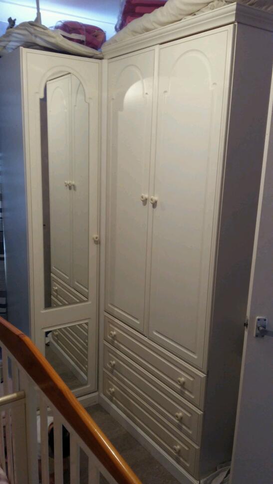 White corner wardrobe in Hull, East Yorkshire Gumtree