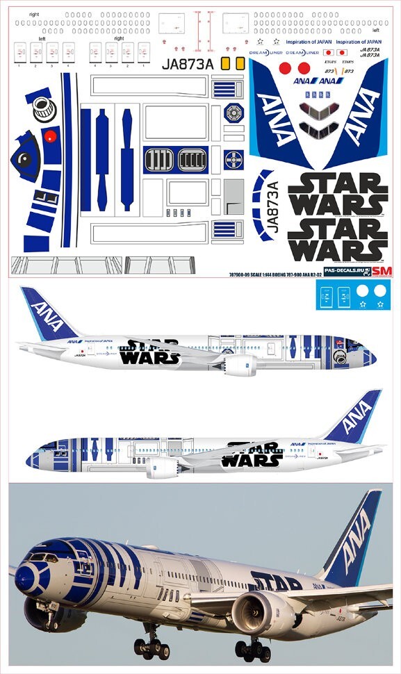 Boeing 787-900 ANA R2-D2 1/144 PAS-DECALS 787900-09 | eBay Boeing 787-900 ANA R2-D2 1/144 PAS-DECALS 787900-09 | eBay