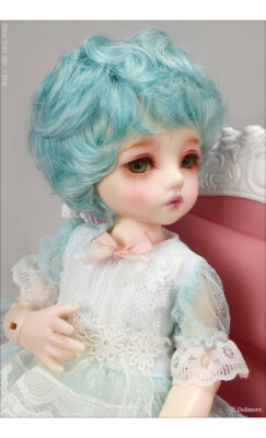 [Dollmore] OOAK 1/6 BJD YoSD Wig (6-7)'' L Prin Short Wig (Blue)