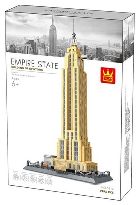 Wange 5212 Empire State Building in New York Klemmbaustein Architekturmodell NEU