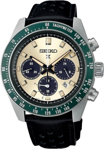【新品】supreme✖︎SEIKO 時計 Seiko SBDL115/SSC943 PROSPEX SPEEDTIMER solar leather strap