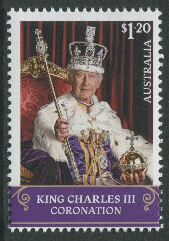 Australia 2023 : Coronation of King Charles III - Stamp - Mint Never Hinged.