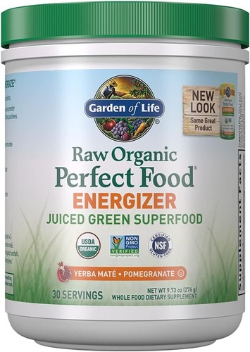 Garden of Life Raw Organic Perfect Food Energizer Juiced Gre