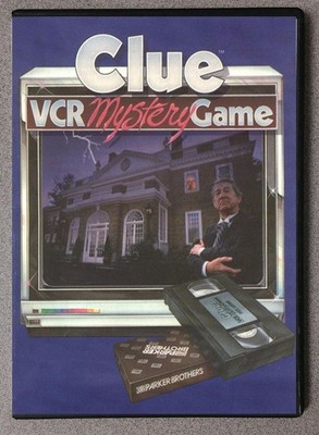 Clue VCR Mystery Game DVD