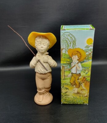 Vintage Avon ''Catch a Fish'' Field Flowers Cologne NOS 3 Oz Retro Box 1970's