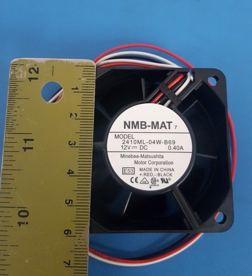 FAN NMB  2410ML-04W-B69-E50 , 60x60x25 mm , 12VDC, 0.4A, Brushless