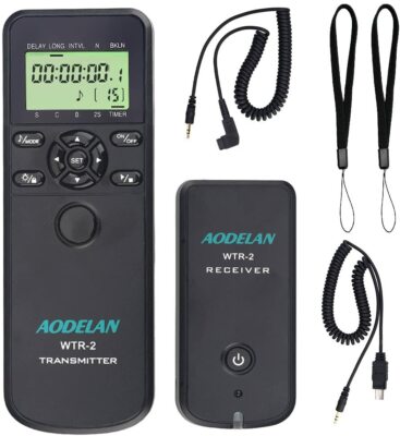 AODELAN Wireless Timer Remote Shutter Release For Sony A7RV A9 A6500 A6100 FX30
