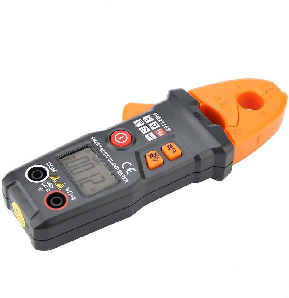 Handheld True RMS Digital Clamp Meter Multimeter AC DC Volt 
